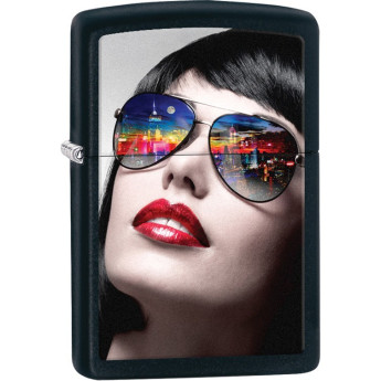 Зажигалка Zippo Classic 29090, чёрный мат